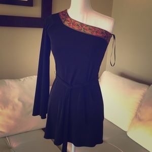 One shoulder mini dress size XS